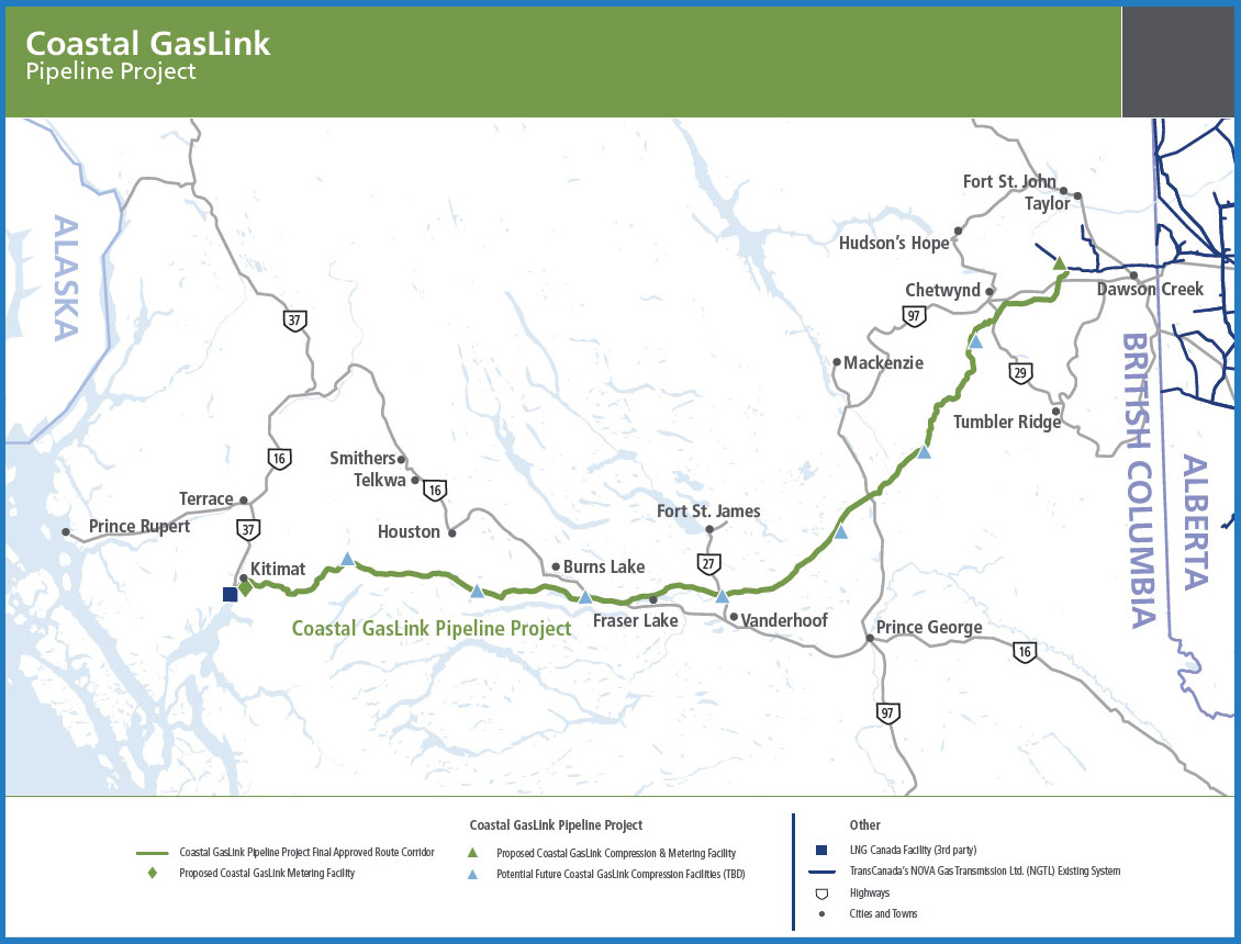 Continua a pieno ritmo la costruzione del mega gasdotto Coastal GasLink - Pipeline News -  - News
