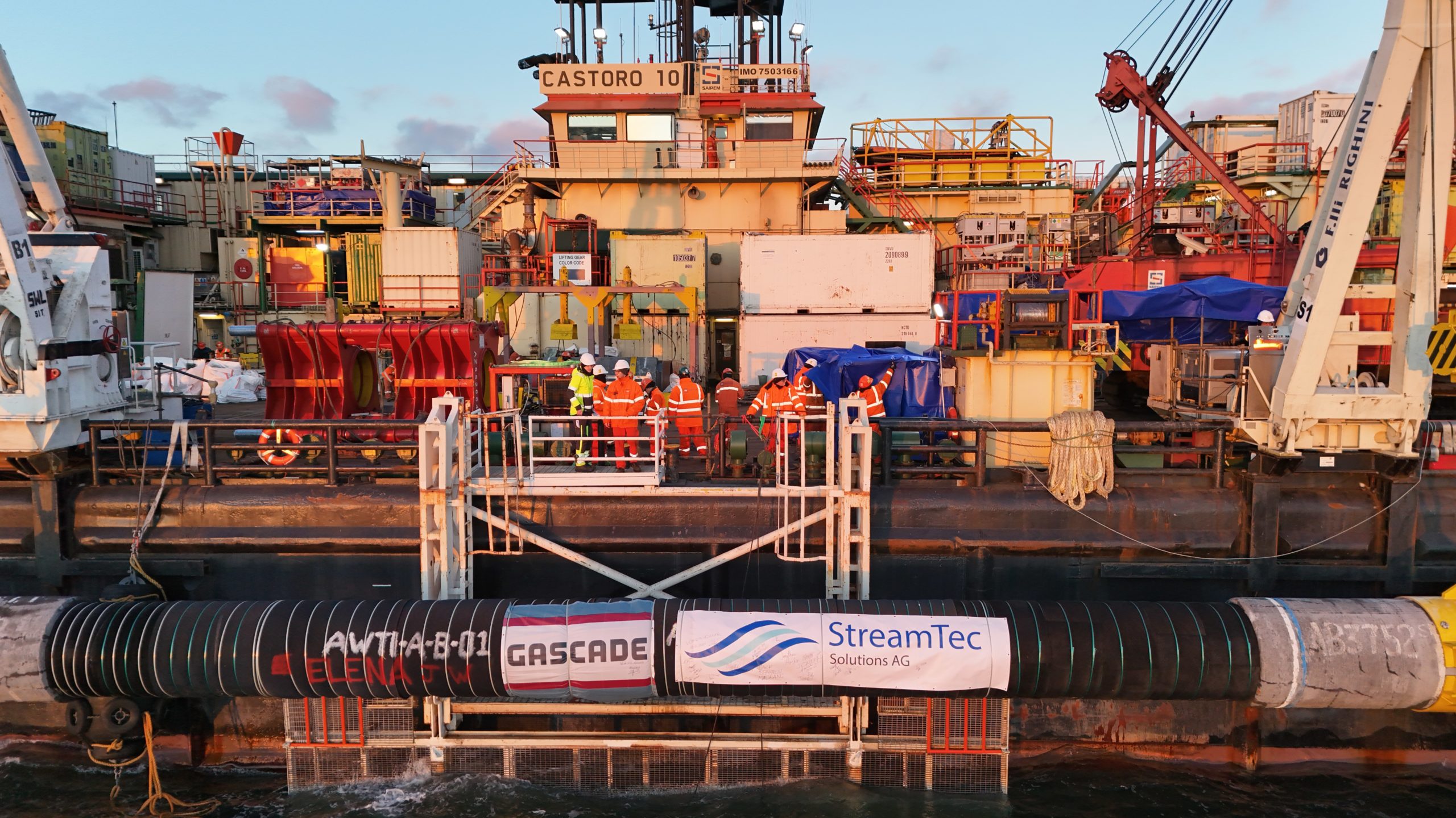 Gascade e StreamTec installano il gasdotto OAL in 18 mesi, è record per le condotte offshore - Pipeline News - GASCADE Germania GNL IDROGENO record STREAMTEC - EUROPA GASDOTTI GNL IDROGENO MERCATI NEWS PIPELINE TRASPORTO
