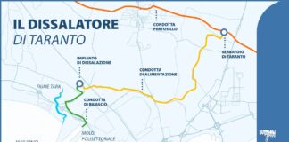 Rete idrica pugliese: partono i lavori per il dissalatore di Taranto Rete idrica pugliese: partono i lavori per il dissalatore di Taranto - Pipeline News - acqua Acquedotto Pugliese Italia NO DIG Puglia - Acqua In Evidenza News No Dig Tecnologie Trasporto